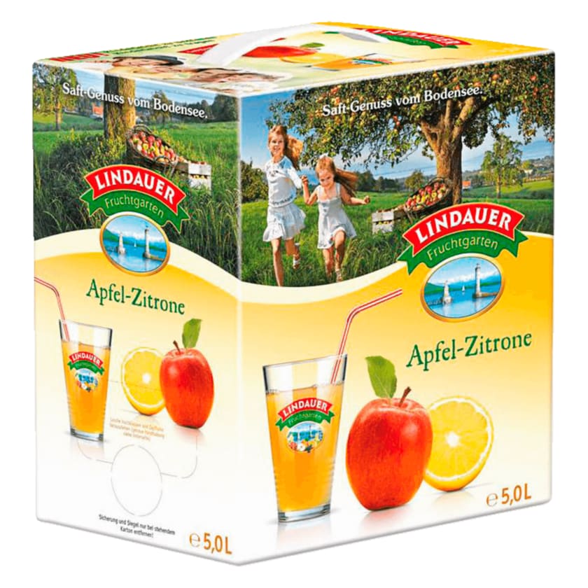 Lindauer Fruchtgarten Apfel-Zitrone 5l